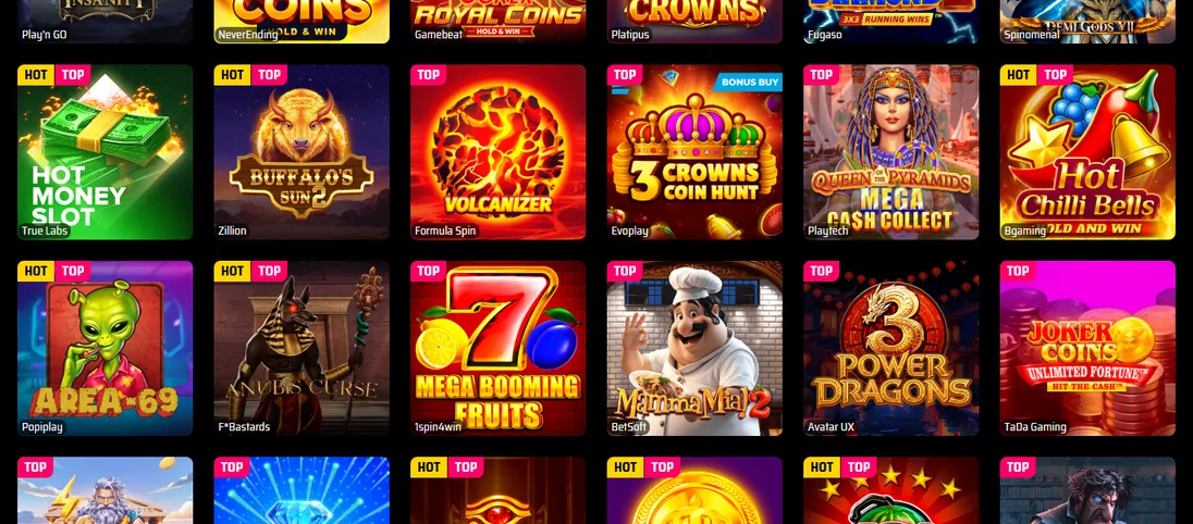 Bläddra heta spelautomater